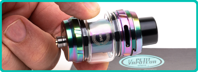 Design du Clearomiseur iTank T Dual Mesh Vaporesso